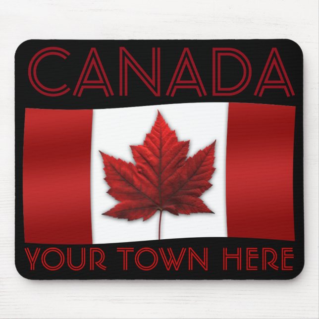 Canadá Flag Mousepad Canada Maple Leaf Mousepad (Frente)