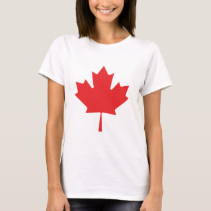 Canadá Flag T-Shirt - Flat Sticker Design