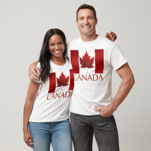 Canadá Flag T-shirts Souvenirs Canada Sports Shirt
