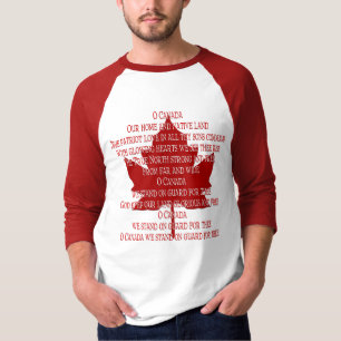 Canadá Hino Jersey Camisa de Souvenir, Canadá