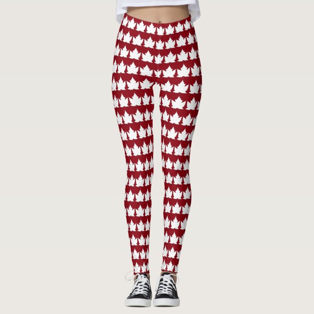 Canadá Leggings Classic Canada Souvenir Pants (Frente)