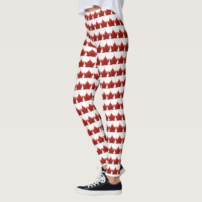 Canadá Leggings Classic Canada Souvenir Pants (Esquerda)