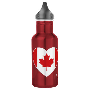 Canada Love custom name water garrafas