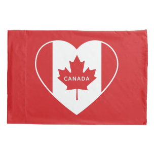 Canada Love Custom Text Pillowcase