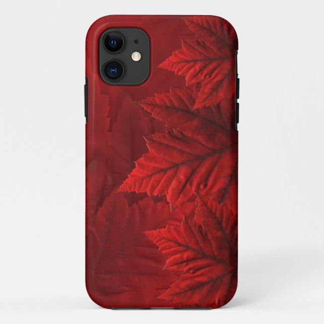 Canadá Maple Leaf capas de iphone Canadá Souvenirs (Verso)