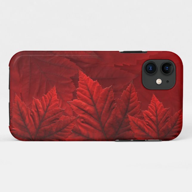 Canadá Maple Leaf capas de iphone Canadá Souvenirs (Verso (horizontal))
