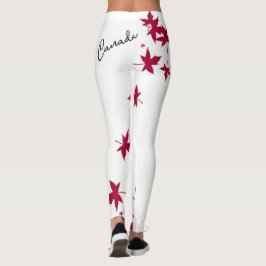 Canadá Maple Leaf Leggings