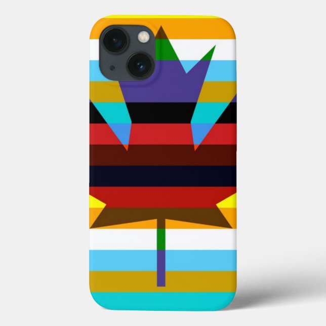 Canadá Maple Leaf Pop Art (Verso)