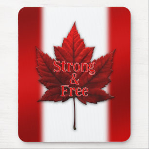 Canadá Mousepad Red Canada Mapeie Leaf Mousepad
