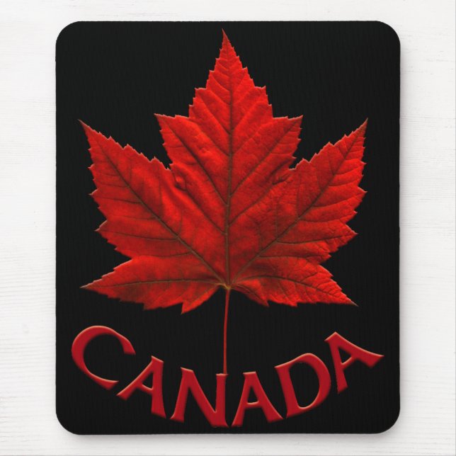 Canadá Mousepad Red Canada Maple Leaf Mousepad (Frente)