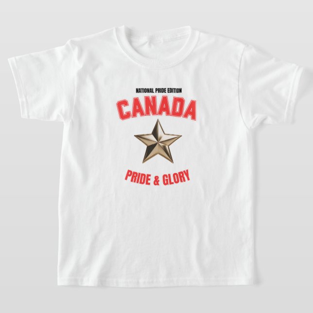 Canada National Pride Edition Kids' Basic T-Shirt (Postura )