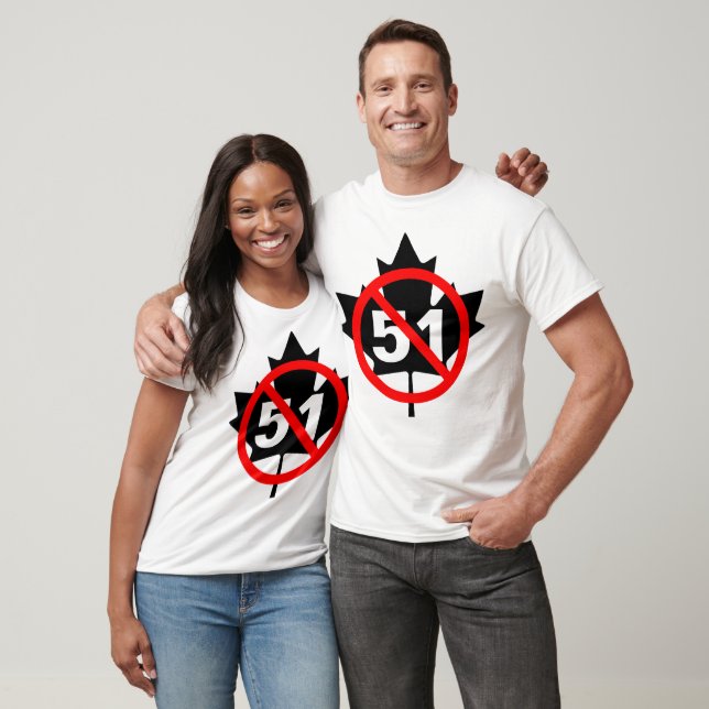 Canadá Nunca 51 T-Shirt (Unissex)