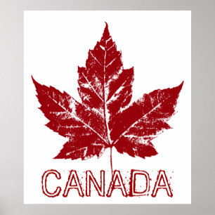 Canadá Poster Canadá Maple Leaf Souvenir Impressão