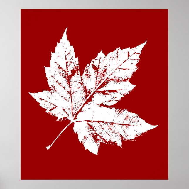 Canadá Poster Canadá Maple Leaf Souvenir Impressão (Frente)