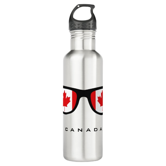 Canada Shades de garrafas de água personalizadas (Frente)