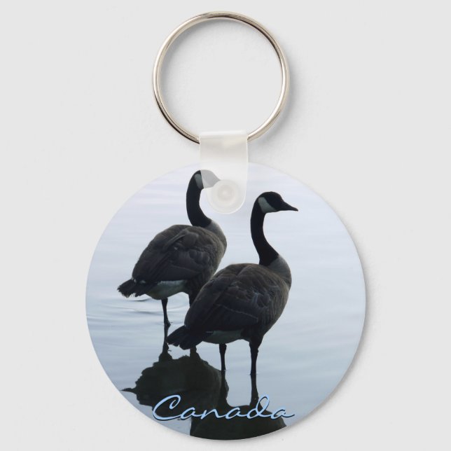 Canadá Souvenir Chaveiro Canadá Geese Keepsaame (Frente)