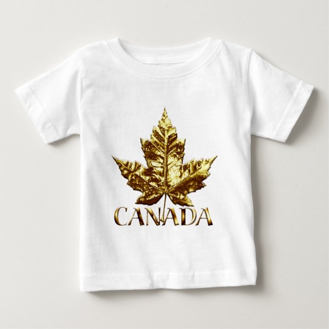 Canadá Souvenir Toddler T-shirt Baby Canada Tee (Frente)