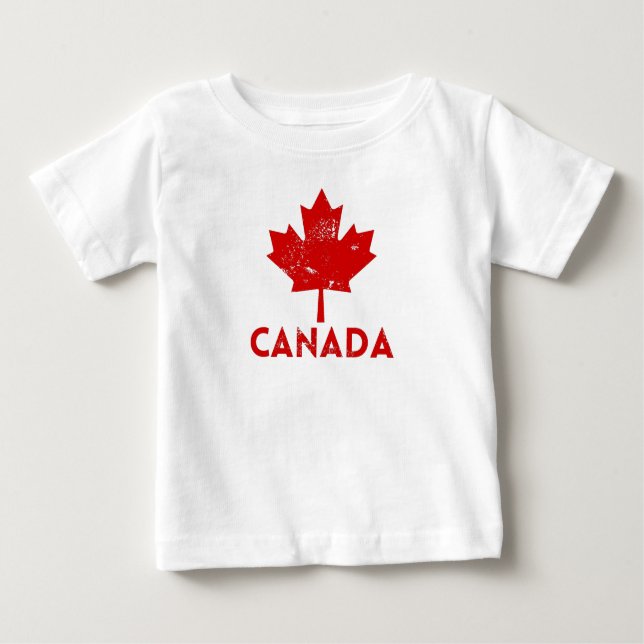 Canadá Souvenir Vintage T-Shirt (Frente)