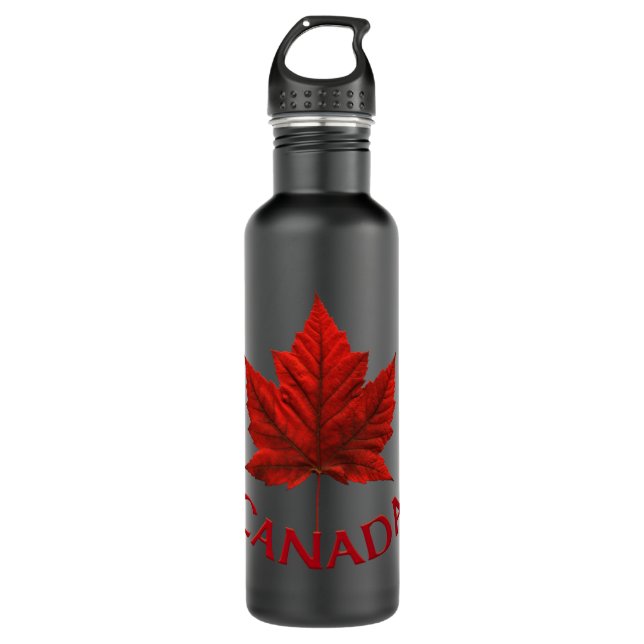 Canada Sports Botles Canada Mapeia Garrafas de Fol (Frente)