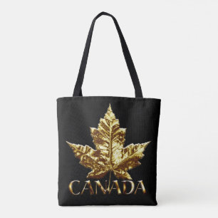 Canadá Tote Bags Canadá Dourado Maple Leaf Bolsa