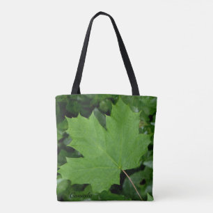 Canadá Tote Bags Green Canadá Mapeia Bolsas de F