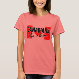 Canadenses melhora a camisa de t