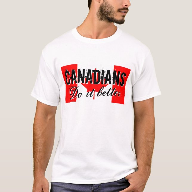 Canadenses melhora camisetas (Frente)