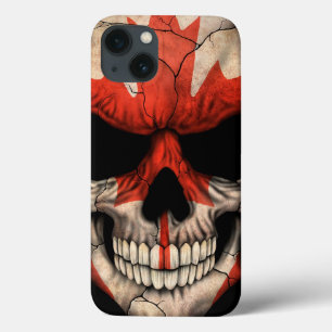 Canadian Flag Skull