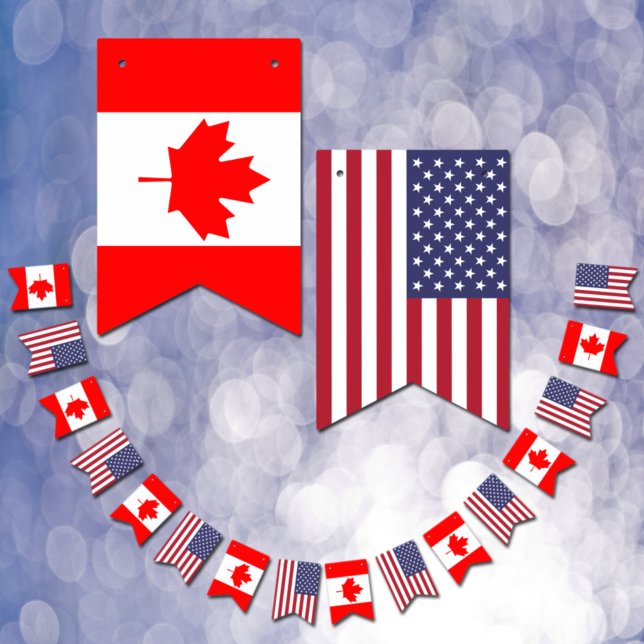 Canadiano American Flags, Bandeiras do Partido Can (Criador carregado)