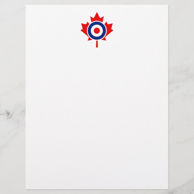 Canadiano Maple Leaf Roundel Mod CANADA (Frente)
