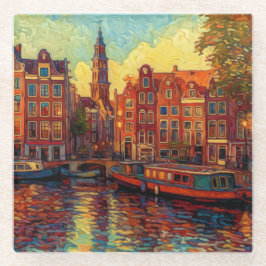 Canal Amsterdã guarda estilo van Gogh