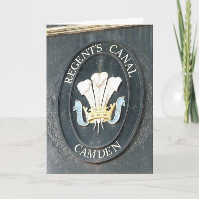 Canal de Regent - Bloqueio de Camden - Cartão de S (Frente)