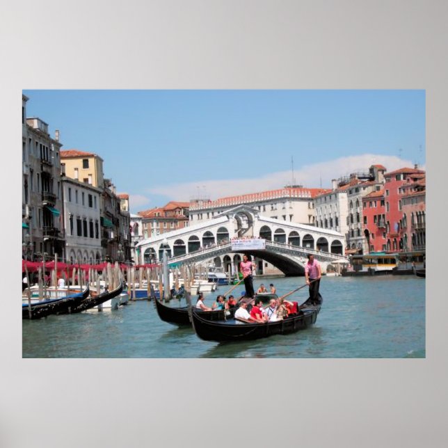 Canal de Veneza Poster (Frente)