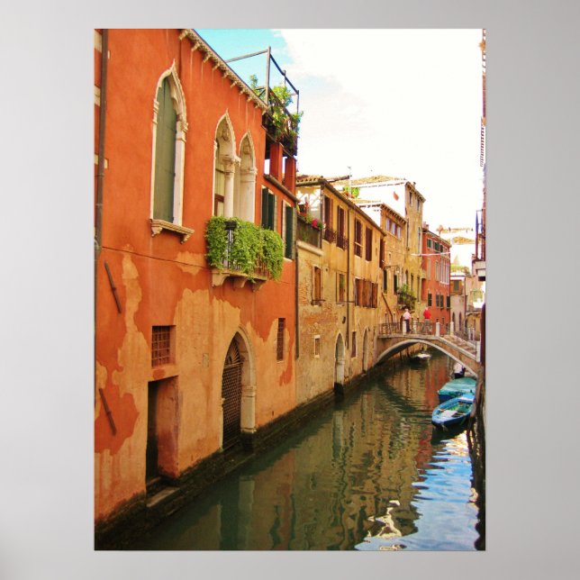 Canal de Veneza Poster (Frente)