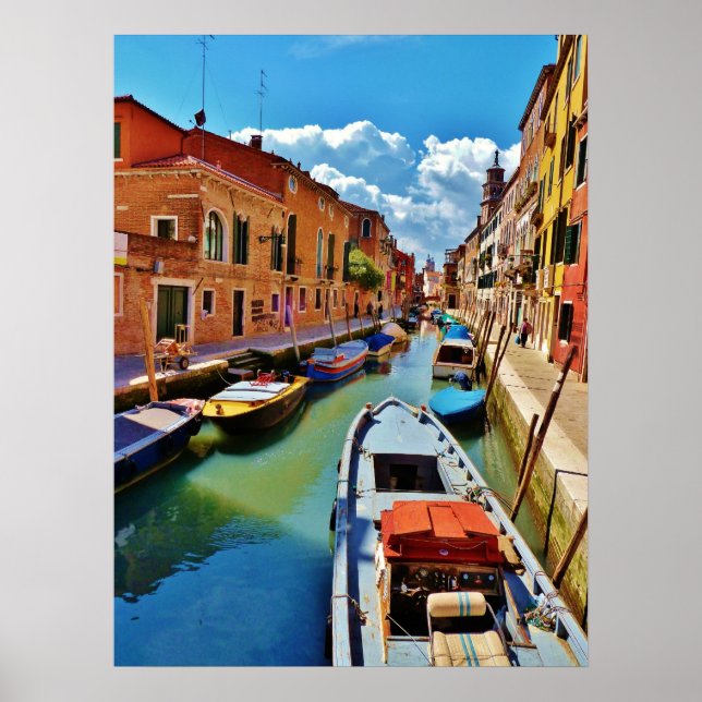 Canal de Veneza Poster (Frente)