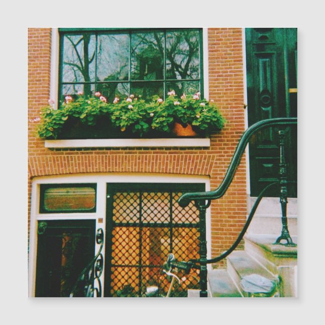 Canal house em Amsterdã (Frente)