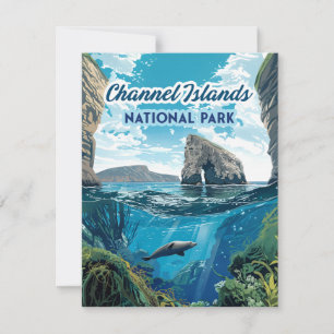 Canal Islands National Park California Card