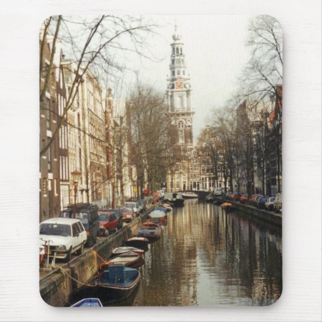 Canal Mousepad de Amsterdão (Frente)