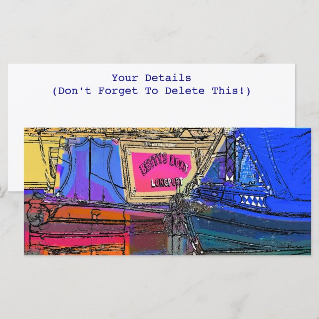 CANALS RACK CARDS (Frente/Verso)