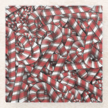 Canas de Abstrato Vermelho Ridificadas Torcidas