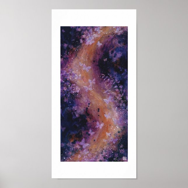 "Canção das Borboletas" Impressão de Belas Artes (Frente)