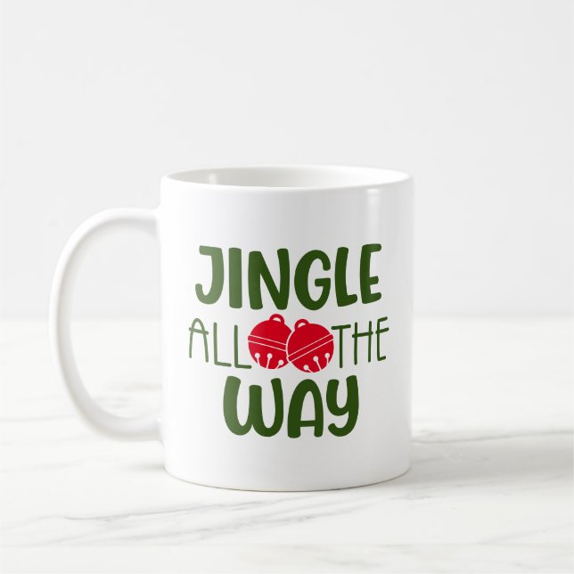 Canção de Natal com Caneca de Café Jingle Bells (Esquerda)