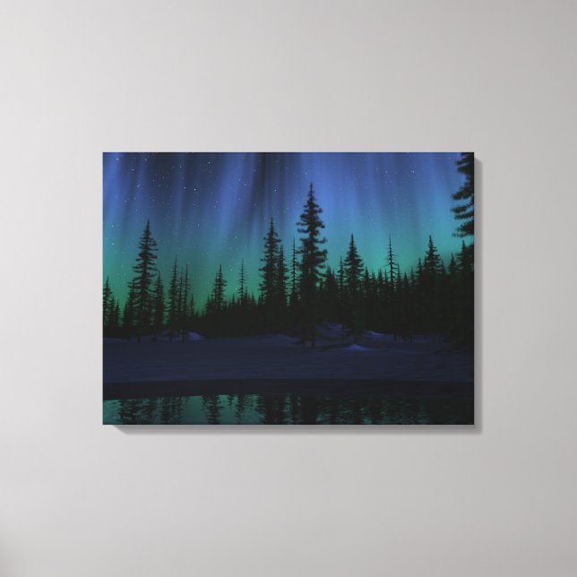 "Canção do Céu" Canvas Triptych (Frente)