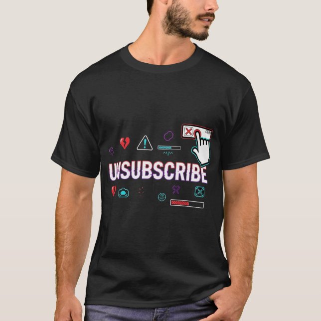 Cancelar assinatura - T-Shirt Engraçado com Memóri (Frente)