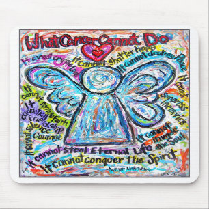 Cancer Colorida Angel Mousepad