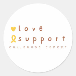 cancer de infância amante adesivos etiquetas