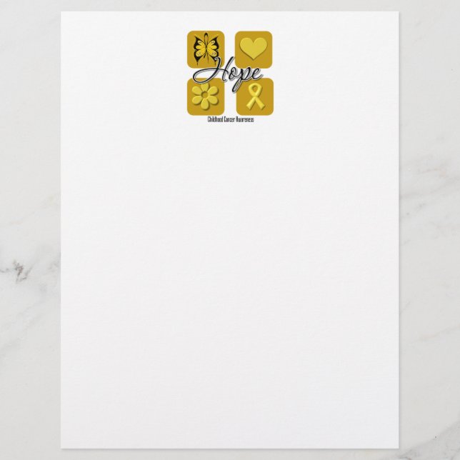 Cancer de infância esperança amor inspira consciên (Frente)