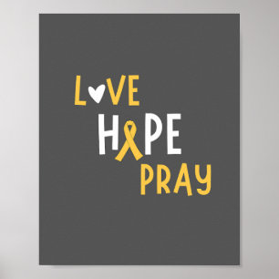cancer de infância.love.hope.reze. POSTER e IMPRES