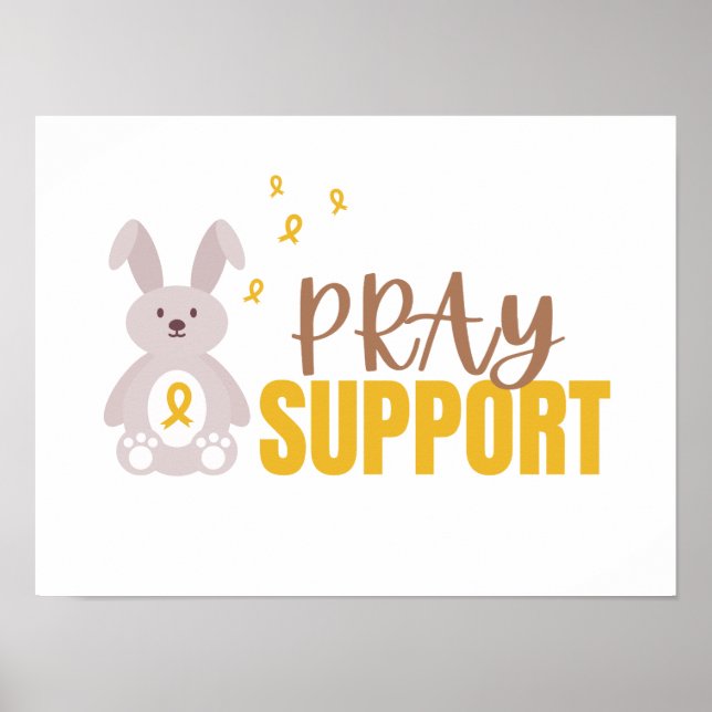 cancer de infância. rezem. apoio. POSTER e IMPRESS (Frente)