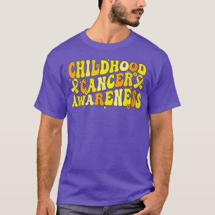 Cancer de infância Sensibilização Camisa Vintage G